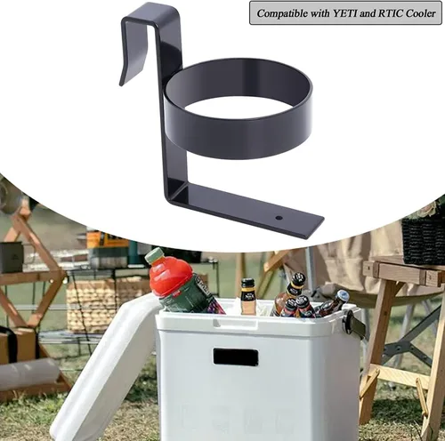 Vista 7 de Soporte para bebidas enfriador, soporte para tazas/portavasos compatible con YETII Tundra, enfriador RTICC