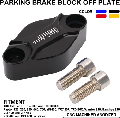 Vista 2 de JFG RACING Freno de estacionamiento CNC ATV para todos los años TRX 450R TRX 400EX TRX 300EX / Raptor