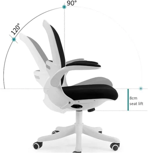 Vista 4 de Home Computer Chair to Work in an Office Chair Staff Member Chair Netting Lift Swivel Chair Lift Student Dormitory Chair(D)