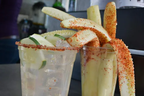 Vista 9 de Twang erz Snack Topping, Mango Chile, coctelera de 1.15 onzas (paquete de 20)