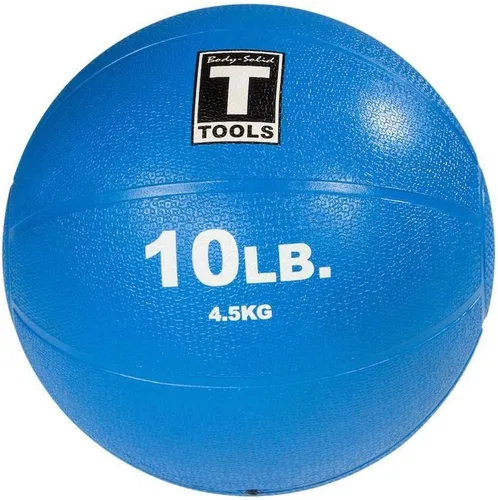 Vista 2 de Body-Solid Pelota medicinal de goma, agarre superior, superficie texturizada, pelotas ajustables de presión de aire, ideal para ejercicios Negro