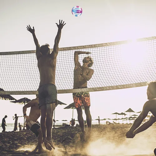 Vista 7 de Voleibols Tamaño Oficial 5, Voleibol Suave para Exterior para Niños, Jóvenes, Adultos, Interior, Parque, Juegos de Playa (Regalo para Principiantes)