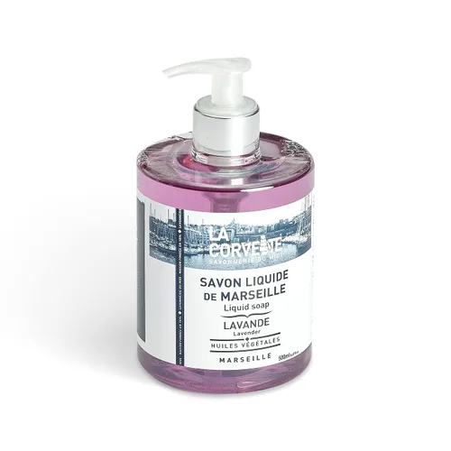Vista 3 de La Corvette Jabón Líquido Marsella LAVANDA 16.9 fl oz
