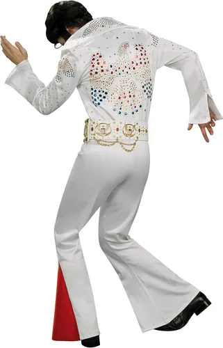 Vista 2 de Disfraz de Elvis Super Deluxe Grand Heritage, Blanco