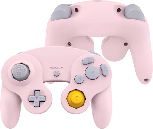 Vista 40 de eXtremeRate Placa trasera negra para Nintendo Gamecube Controller, cubierta de repuesto de agarre suave al tacto con botones para controlador