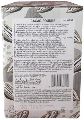 Vista 3 de Valrhona Cacao en polvo - 6.6 lbs