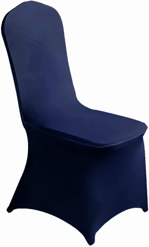 Vista 21 de MDS - Juego de 10 fundas elásticas de elastano blanco para sillas de comedor, bodas, fiestas, comedor, banquetes, sala de estar, universales