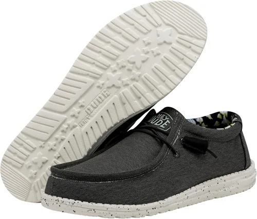 Vista 3 de Hey Dude Men's Wally Stretch Canvas Moc Toe Shoes