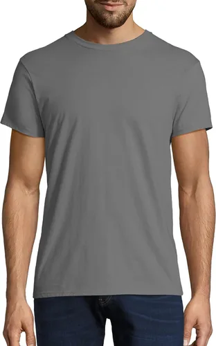 Vista 2 de Hanes Camiseta de algodón Nano Premium para hombre (paquete de 2)