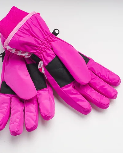 Vista 3 de Disney Guantes de esquí de nieve aislados de invierno para niñas Minnie Mouse o Frozen II Elsa Anna niñasniñas Nieve