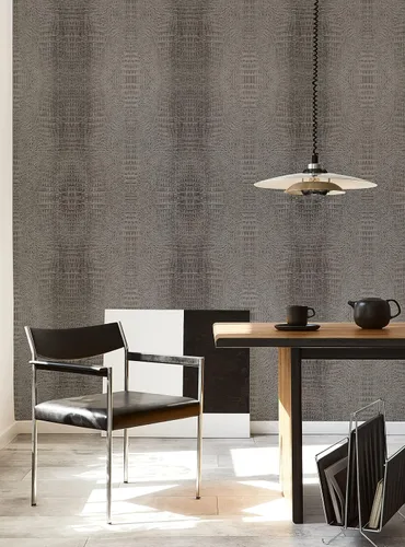 Vista 6 de Papel tapiz de cocodrilo para despegar y pegar (gris, paquete de 6 hojas, 2 x 9 pies)