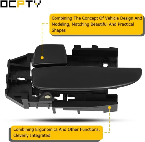 Vista 4 de OCPTY Manijas de puerta delanteras interiores del lado del pasajero de repuesto para Hyundai Elantra 2001-2006 para Hyundai Elantra manijas
