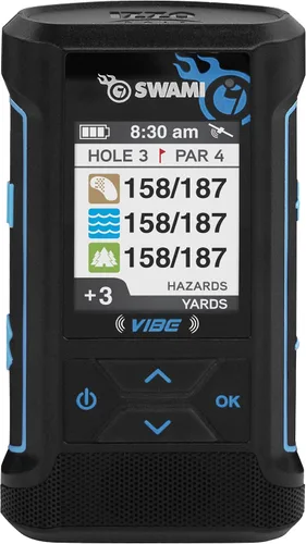 Vista 5 de Swami Vibe Golf GPS - Combo de altavoz Bluetooth GPS para golf Azul