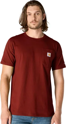 Vista 11 de Carhartt Force - Camiseta de manga corta, con bolsillo, de ajuste holgado y peso medio para hombre Malt
