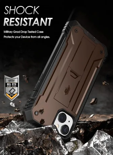 Vista 6 de Poetic Revolution - Funda para iPhone 14 de 6.1 pulgadas, [probada contra caídas de grado militar de 20 pies], funda protectora resistente a prueba
