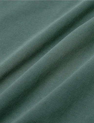Vista 5 de Camiseta sin mangas de algodón Pima hasta la cadera con espalda cruzada