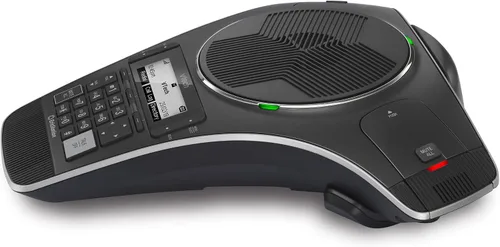 Vista 4 de VTech VCS712 ErisStation DECT 6.0 Teléfono inalámbrico de conferencia con 2 micrófonos inalámbricos, altavoz dúplex completo, tecnología Orbitlink