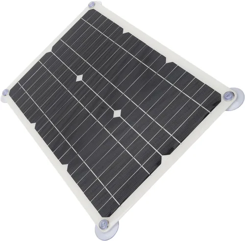Vista 6 de Cargador de batería solar de 100 W y 18 V, controlador USB portátil, kit de carga de panel monocristalino, kit de panel solar para barco, coche, RV