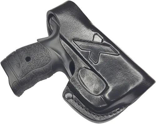 Vista 6 de Funda de cuero B4 compatible con Sabre Aim y pistola de gas pimienta de fuego