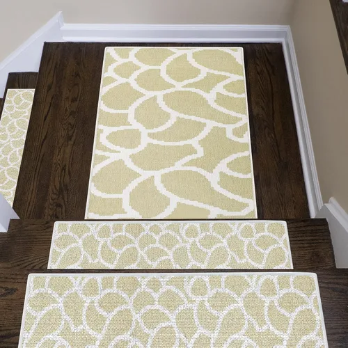 Vista 2 de SUSSEXHOME Stone Collection - Alfombra de pelo bajo resistente de 2 x 3 pies, alfombra ultrafina y antideslizante, alfombra de algodón lavable