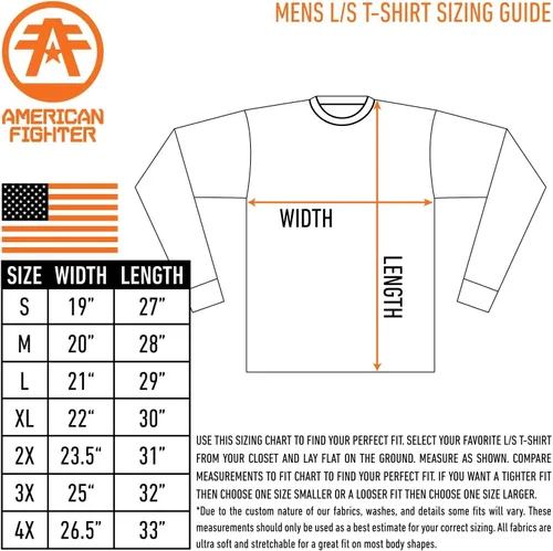 Vista 4 de American Fighter Herzing - Camisa de manga larga para hombre