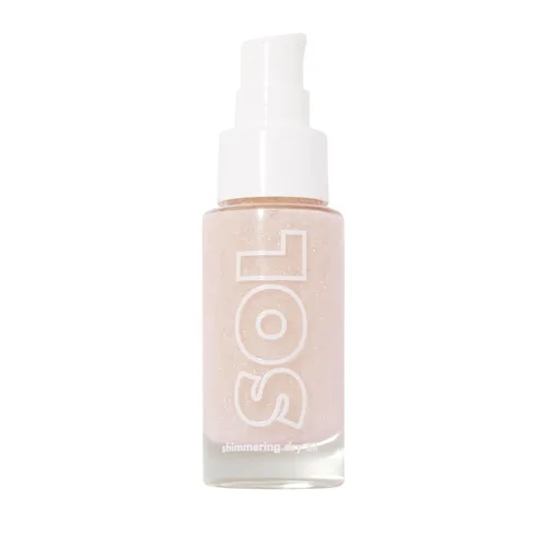 Vista 3 de ColourPop SOL Mini Aceite seco brillante – Aceite corporal brillante infundido con aceites de coco, argán y marula – Cuidado corporal que aumenta
