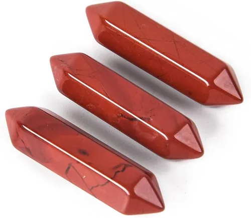 Vista 7 de YGLINE Juego de varitas de cristales curativos, piedras preciosas de cristal Reiki, piedra de chakra, prisma facetado puntiagudo, terapia