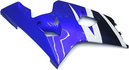 Vista 6 de Motocicleta azul blanco negro carenado apto para Suzuki GSXR 600 GSXR750 K4 2004 2005 04 05 GSX-R600 750 04 05 ABS inyección de plástico carenado kit