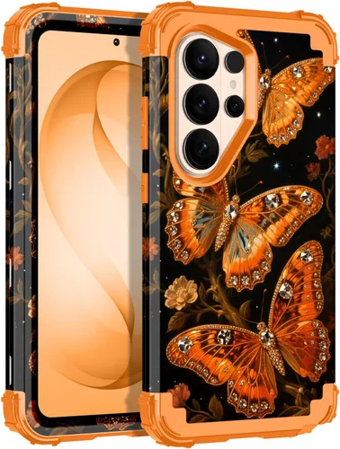 Vista 32 de LONTECT Funda para Galaxy S26 5G a prueba de golpes, 3 en 1, resistente y resistente, policarbonato duro+híbrida suave resistente de alto impacto