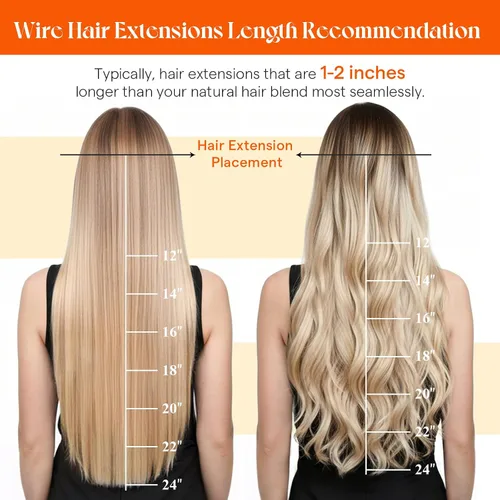 Vista 7 de Sunny - Extensiones de cabello humano real, con cable/hilo y clips ajustables, aplicación invisible, 2.82 onzas, 12 pulgadas, color rubio cenizo