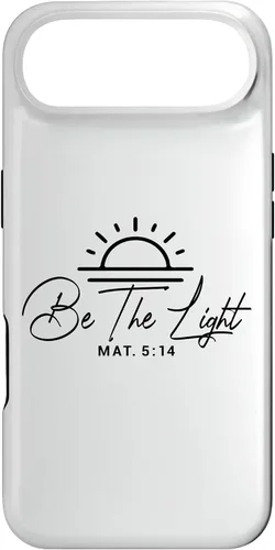 Vista 27 de Dichos cristianos y versos de la Biblia Mateo 5,14 Funda para iPhone 16