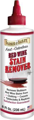Vista 4 de Parker & Bailey Removedor de manchas de vino tinto, eliminación instantánea de manchas, removedor de manchas sin olor de acción rápida