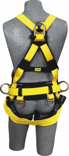 Vista 2 de 3M DBI-SALA Delta Arnés de escalada estilo chaleco 1107776, pequeño, 1 EA, protección contra caídas, amarillo