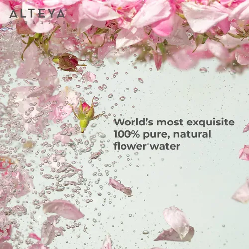 Vista 9 de Alteya - Tónico facial orgánico USDA de agua de rosas de alta potencia, 3000 rosas en una botella, 3.4 onzas líquidas/3.4 fl oz de agua pura de flor
