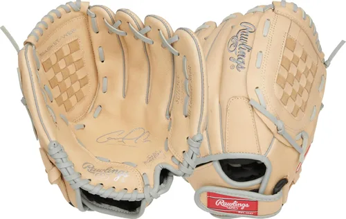 Vista 11 de Rawlings Guante de béisbol y sóftbol Sure Catch Modelos de T-Ball, para jóvenes y adultos recreativos Múltiples tallas y estilos