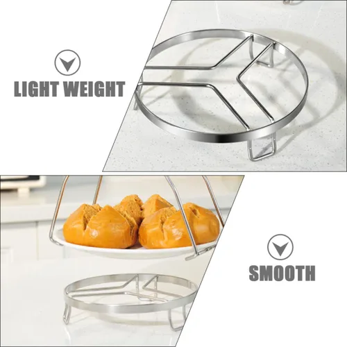 Vista 6 de Stainless Steel Steamer Rack Insert for Cooking Pot