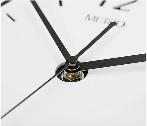 Vista 5 de Xuthusman Reloj de pared de lujo grande 3D con pantalla de 12 horas, estilo nórdico moderno, de metal, decoración para el hogar, sala de estar