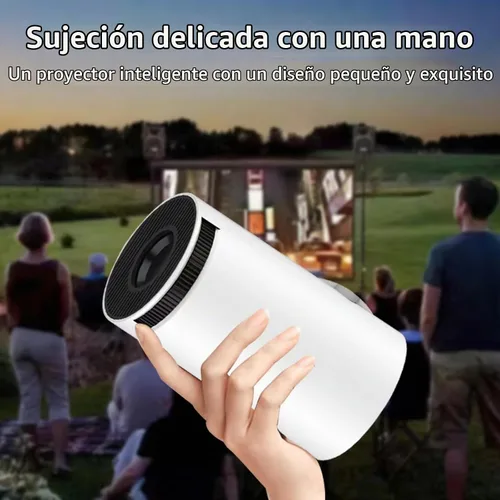 Vista 3 de Mini proyector inteligente de 40 a 130 pulgadas 4K 5G WIFI, experiencia de pantalla grande con sonido 360 premium, proyector de película Bluetooth