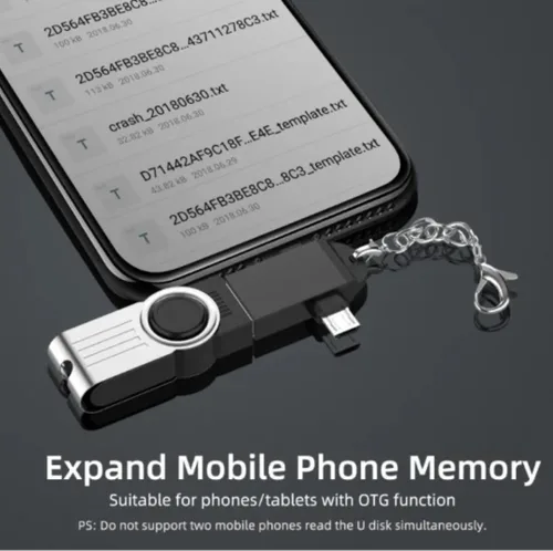 Vista 3 de Adaptador USB C OTG, Micro USB 2 en 1 y convertidor tipo C a USB 3.0 con transferencia de datos de 5 Gbps para teléfonos Android, tabletas