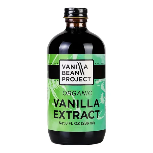 Vista 10 de Vanilla Bean Project Extracto de vainilla puro orgánico para hornear, 4 onzas líquidas