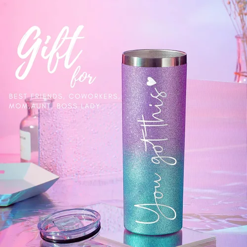Vista 4 de Onebttl Regalos inspiradores para mujeres, You Got This, promoción de trabajo motivacional, regalos de felicitaciones para mujeres, amigos, nueva