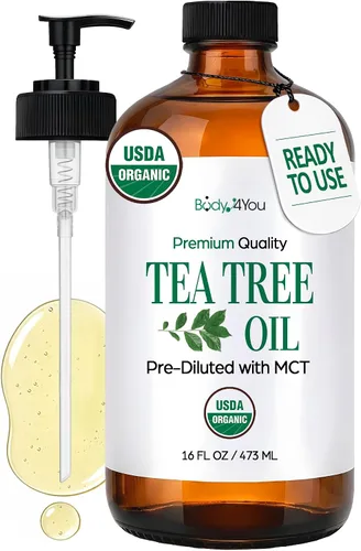 Vista 14 de BodyJ4You Aceite de árbol de té Pies del cuero cabelludo de la piel - USDA