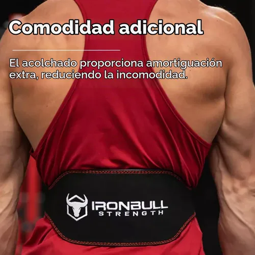 Vista 7 de Cinturón de levantamiento de pesas – Cinturón de cuero acolchado de 6 pulgadas – Soporte de espalda resistente y cómodo para levantamiento de pesas
