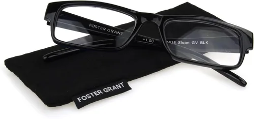 Vista 5 de Foster Grant Gafas de lectura cuadradas Sloan para hombre
