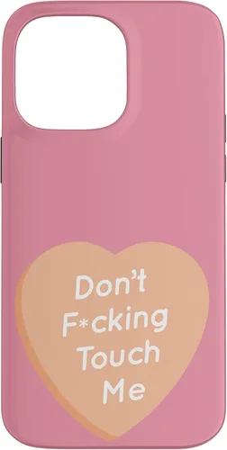 Vista 21 de Don't F Touch Me - Carcasa para iPhone 17, diseño de texto de corazón