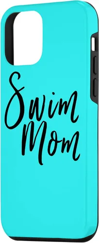 Vista 2 de Funda para iPhone 12 Mini Natación Mamá Divertida Natación Madre Padres