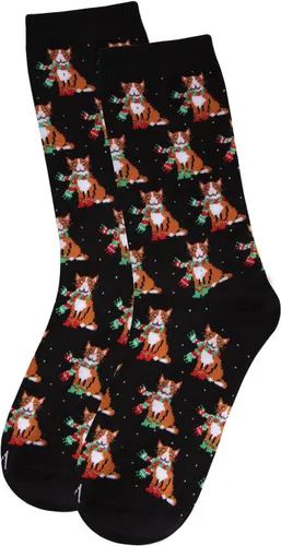 Vista 3 de MeMoi Cozy Cat - Calcetines para fiestas