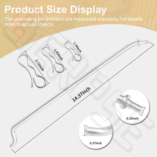 Vista 2 de 532400337 596274401 400337 Varilla de balanceo anti para cortacésped Craftsman Husqvarna Compatible con cortacésped Craftsman Husqvarna 2748GLS