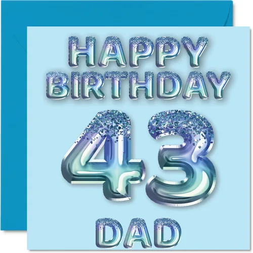 Vista 173 de Stuff4 Tarjeta de primer cumpleaños para niños, globo de fiesta con purpurina azul, tarjetas de feliz cumpleaños para niño de 1 año, nieto, hijo, 57