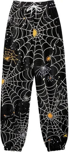 Vista 2 de Lroplie Pantalones deportivos ligeros para mujer, talla grande, con forro de entrenamiento, pantalones deportivos con bolsillos
